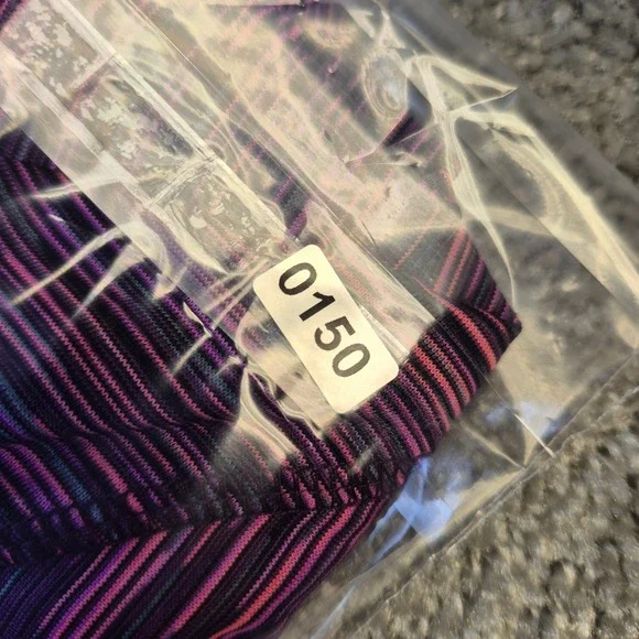 RBX Performance Women 1X Pink Purple Space Dye Long Sleeve V-Neck Active Top NEW - Picture 8 of 8